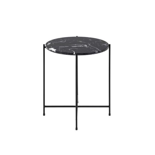 Actona Company  Bočni mramorni stol Avila, crna