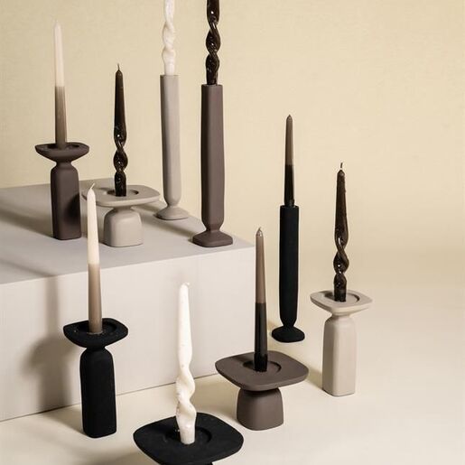 By-boo  Svijećnjak Squand L, crna