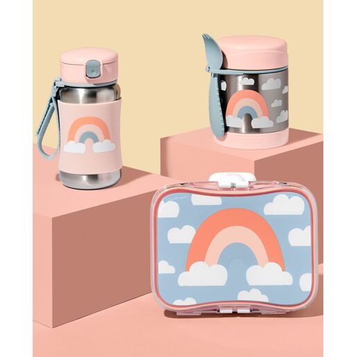 SKIP HOP Nehrđajuća termosica sa slamkom 12M+ Duga