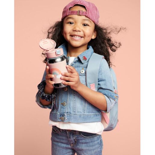 SKIP HOP Nehrđajuća termosica sa slamkom 12M+ Duga