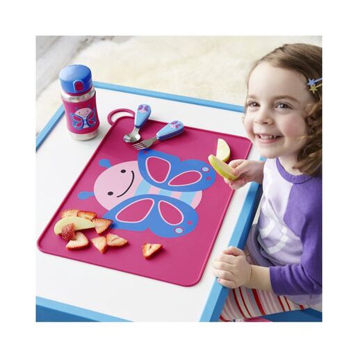 SKIP HOP Nehrđajuća termosica sa slamkom 12M+ Leptir