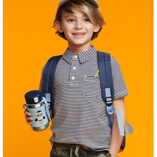 SKIP HOP Nehrđajuća termosica sa slamkom 12M+ Raketa