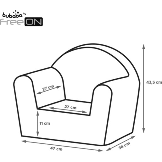 BUBA Dječja fotelja - životinje