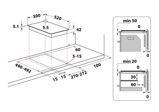 Whirlpool ploča WRD 6030 B