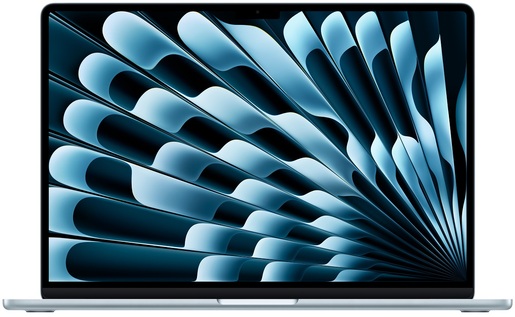 Apple MacBook Air, mc7a4cr/a, 15,3 Retina 500nits, M4 10-Core, 16GB RAM, 256GB SSD, Apple Graphics, Sky Blue, laptop