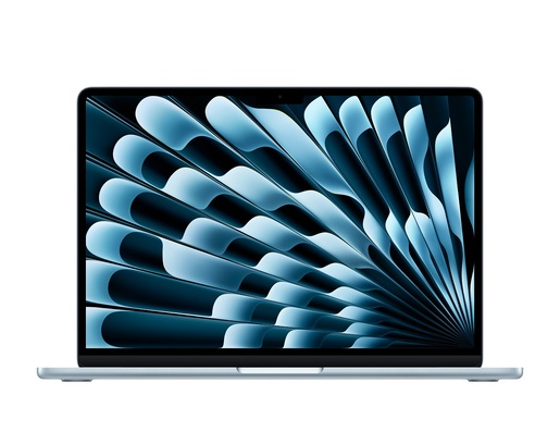 Apple MacBook Air, mc6u4cr/a, 13,6 Retina 500nits, M4 10-Core, 16GB RAM, 512GB SSD, Apple Graphics, Sky Blue, laptop