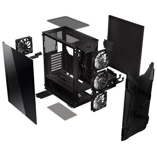 ASUS kućište GT301 TUF GAMING CASE honeycomb front panel 120 mm AURA RGB fan