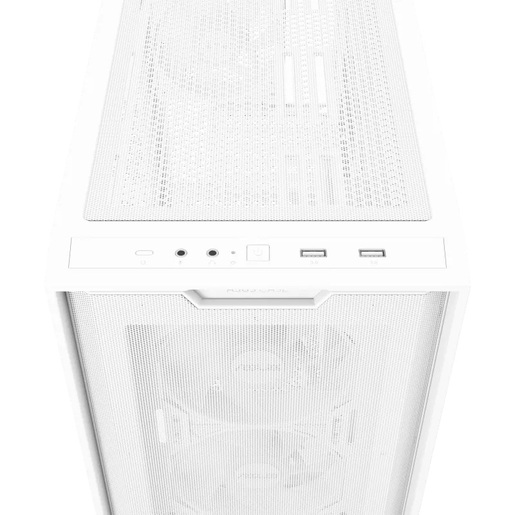 ASUS kućište A21 PLUS TG ARGB WHITE 4x 120mm ARGB fans, micro ATX Mini-ITX,
