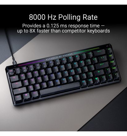 ASUS gaming tastatura ROG Falchion ACE HFX 65% gaming tastatura