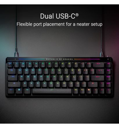 ASUS gaming tastatura ROG Falchion ACE HFX 65% gaming tastatura