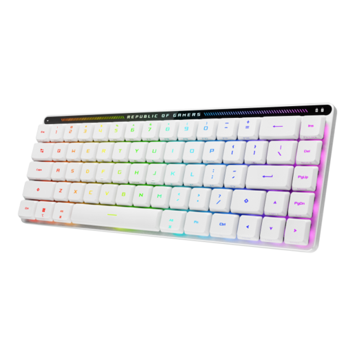 ASUS gaming tastatura ROG Falchion RX LowProfile, 65% wireless gaming bijela