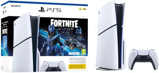 PlayStation 5 Slim D chassis + Fortnite VCH + Marvel's Spider-Man 2 SE VCH PS5