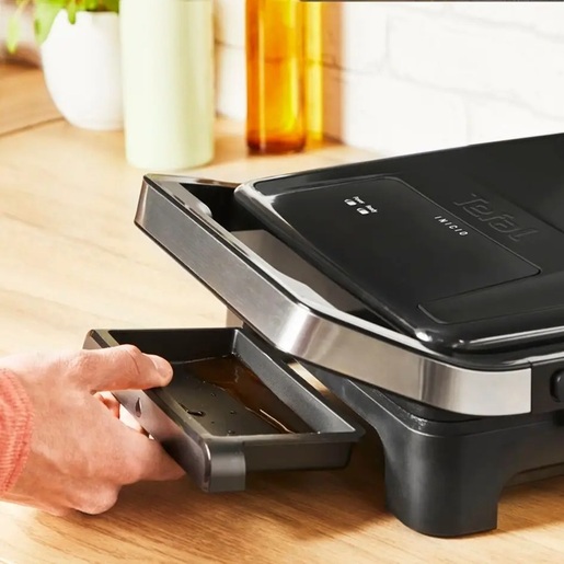 TEFAL električni roštilj GC271810 Inicio, 2000 W, neprijanjajuće ploče za kuhanje