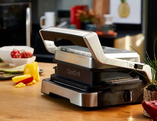 TEFAL električni roštilj GC774D30 OptiGrill 4u1 Inox, 9 automatskih programa