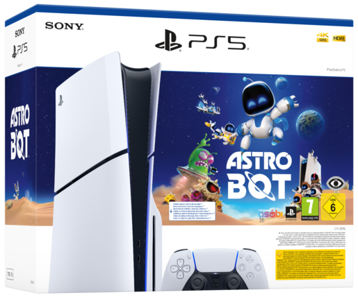 PlayStation 5 Slim D chassis + Astro Bot VCH