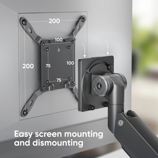 ONKRON nosač za monitore od 17 do 57", max 27 kg, tilt-swivel, with rotation