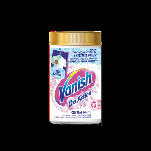 VANISH Oxi Action prašak za odstranjivanje mrlja za bijelo rublje 970g, AQUA PUDER WHITE