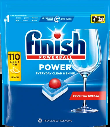 FINISH Power tablete za mašinsko pranje All In 1, 110 kom.