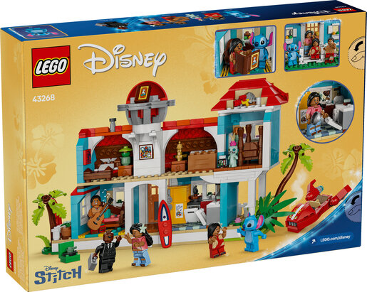 LEGO® Lilo i Stitch u kući na plaži 43268