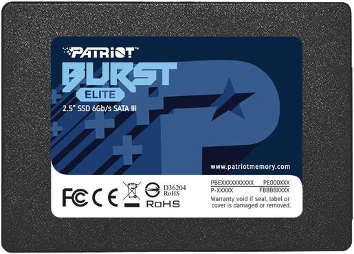 PATRIOT SSD 240GB 2.5'';SATA3, Burst Elite up to R/W : 450/320MB/s;