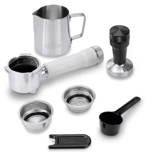 DeLonghi aparat za espresso kafu EC890.WI Dedica Duo ručni, bijeli