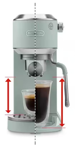 DeLonghi aparat za espresso kafu EC890.GR Dedica Duo ručni, zeleni