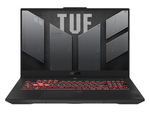 ASUS TUF A17 Gaming laptop FA707NUR-HX002, 17,3" FHD IPS 144Hz G-Sync, AMD Ryzen 7 7435HS, 16GB DDR5 RAM, 512GB SSD, GeForce RTX 4050 6GB, FreeDOS