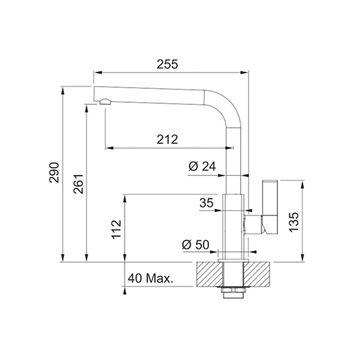 Franke česma Maris - krom