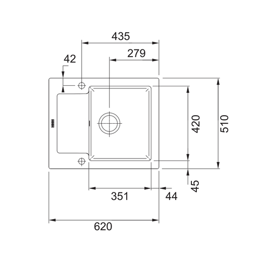 Franke sudoper Maris MRK 611-62