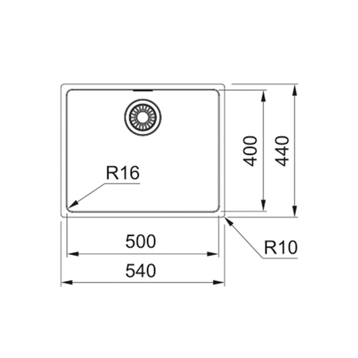 Franke sudoper Maris MRX 110-50