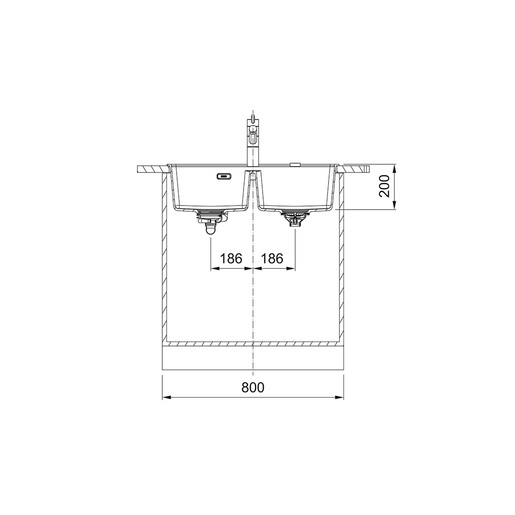 Franke sudoper MRG 620-35-35 TL