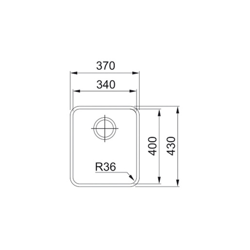 Franke sudoper Aton ANX 110-34