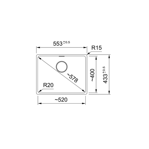 Franke sudoper MRG 210/110-52 A
