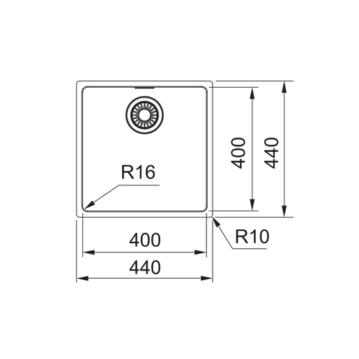 Franke sudoper Maris MRX 110-40