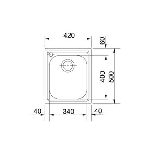 Franke sudoper Armonia AMX 610