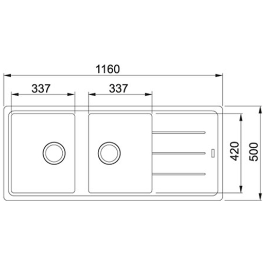 Franke sudoper Boston sudoper BFG 621