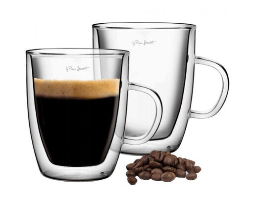 Lamart Vasso termo set – 2 šoljice za čaj 420ml (LT9008), duplo staklo