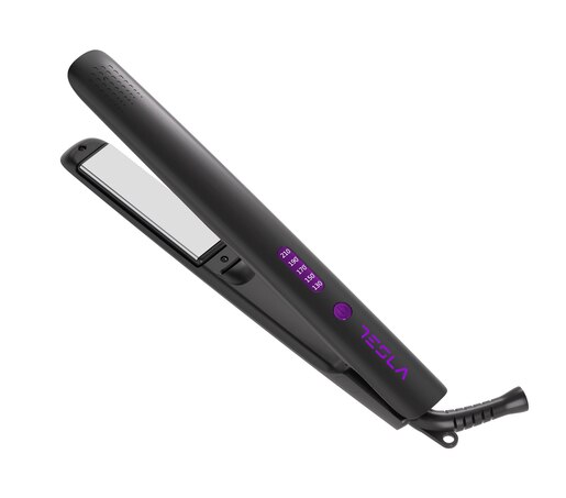 TESLA pegla za kosu STH300BP, do 210°C, LED indikator, crno - ljubičasta