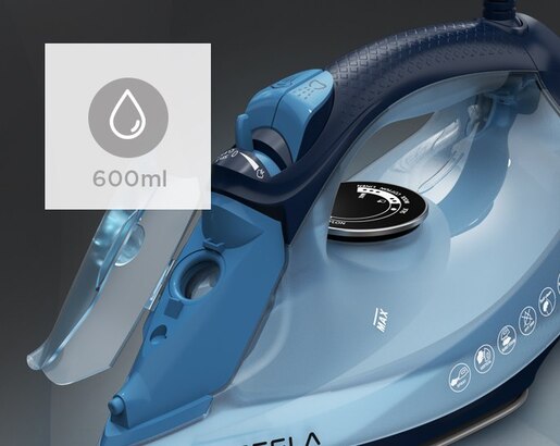 TESLA pegla na paru IR460BT, 2400 W, 30 g/min, plava