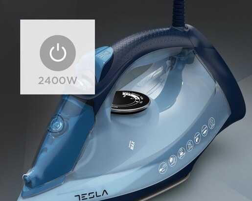 TESLA pegla na paru IR460BT, 2400 W, 30 g/min, plava