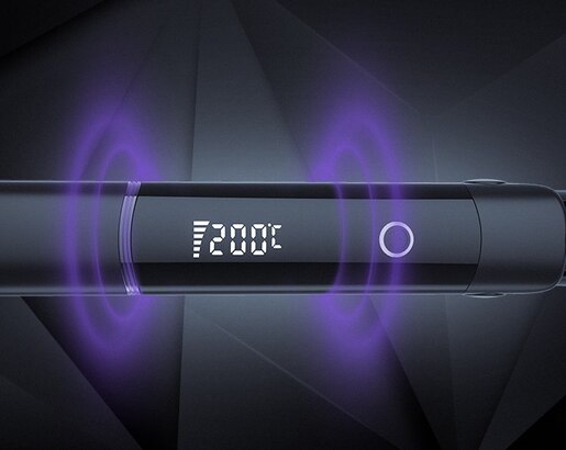 TESLA pegla za kosu STH200BS, do 220°C, LED zaslon, crna