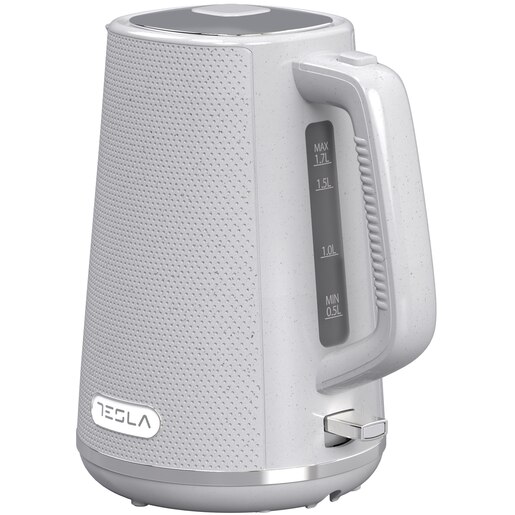 TESLA kuhalo za vodu KT400GX, 2200 W, 1,7 L, automatsko otvaranje, automatsko isključivanje, bijela