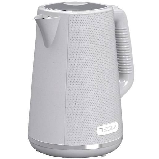 TESLA kuhalo za vodu KT400GX, 2200 W, 1,7 L, automatsko otvaranje, automatsko isključivanje, bijela