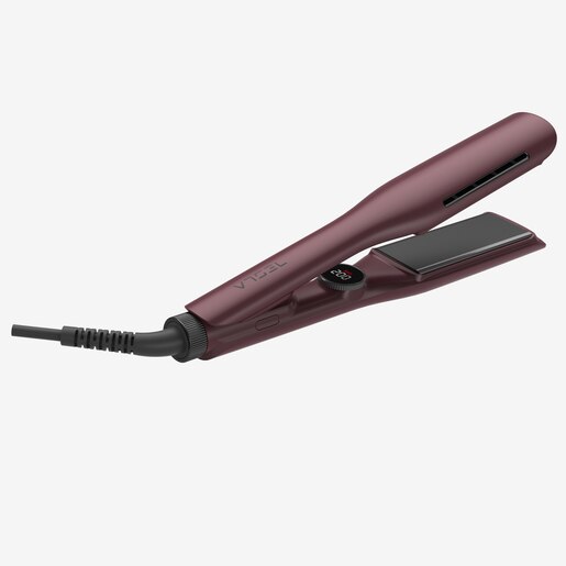 TESLA pegla za kosu STH520BBW, do 230°C, digitalna, bordo