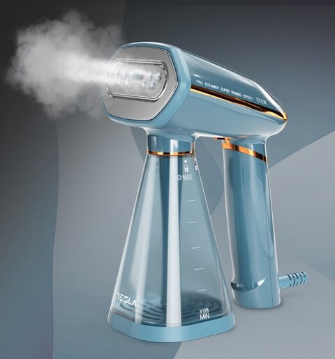 TESLA vertikalna pegla na paru IR202VB, 1600 W, 0.35 L, 25 g/min, plava