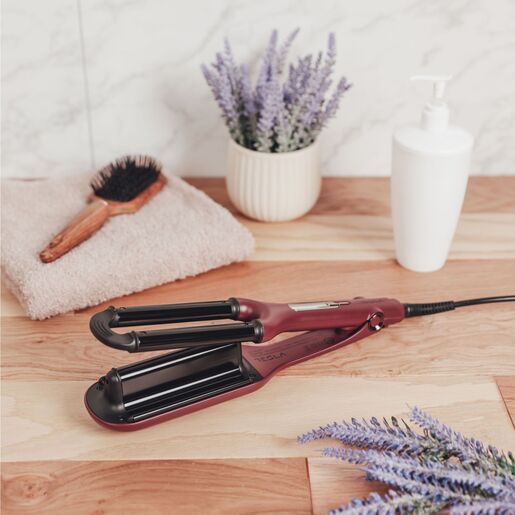 TESLA styler za kosu WVH500BB, digitalni, bordo