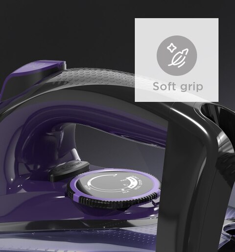 TESLA pegla na paru IR500BP, 2600 W, 40 g/min, crno-ljubičasta