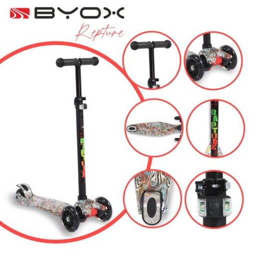 BYOX romobil RAPTURE Black