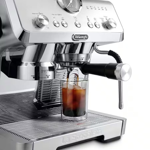 DeLonghi aparat za espresso kafu EC9555.M La Specialista Opera, srebreni, ručni