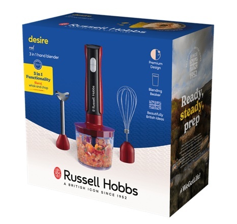 Russell Hobbs štapni mikser 27140-56 DESIRE 3u1 štapni mikser, sjeckalica i mutilica, 500 W